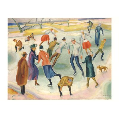 Reinhold Ewald. Schlittschubahn, 1914