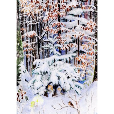Elisabeth Heuberger. Winter im Wald