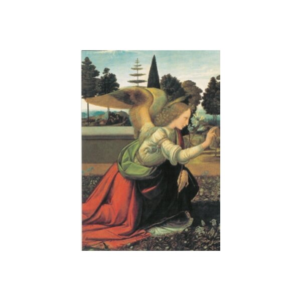 Leonardo da Vinci. Engel mit Lilie