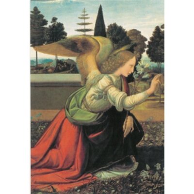 Leonardo da Vinci. Engel mit Lilie