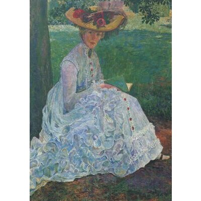 Heinrich Vogeler. Dame in Weiß, 1907