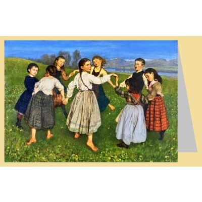 Hans Thoma. Kinderreigen, 1872