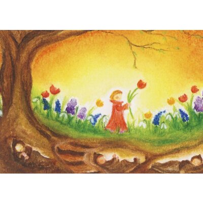 Baukje Exler. Bloemenkindjes, Blumenkinder