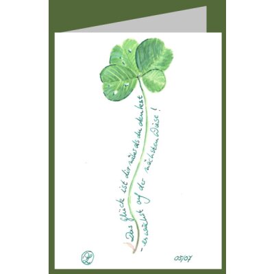 Anna Malten (Lübsee). Das Glück ist dir...