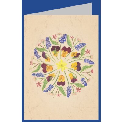 Anna Malten (Lübsee). Traubenhyatintenmandala, 2011