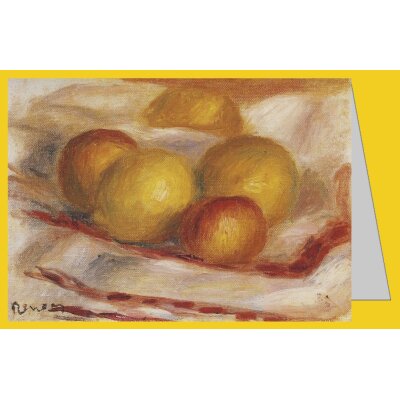 Piere-Auguste Renoir. Stillleben mit Früchten.