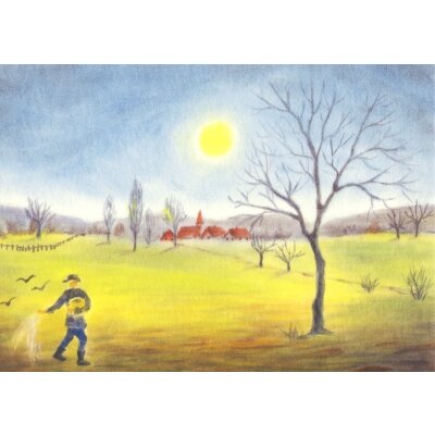 Erika Hoffmann. Sämann auf dem Feld