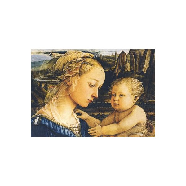 Fra Filippo Lippi. Madonna mit dem Kind und zwei Engeln,1465