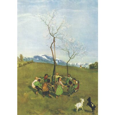 Hans Thoma. Frühlingsreigen, 1875