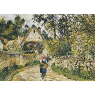 Camille Pissarro. Der Dorfweg, 1880