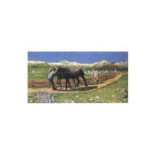 Giovanni Segantini. Das Pflügen, 1887/90