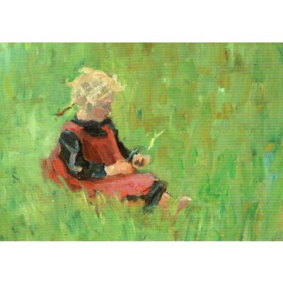 Dora Koch-Stetter. Mädchen auf der Wiese, 1924