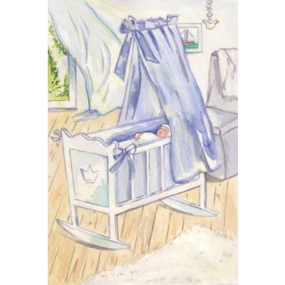Anne C. Wenzel. Wiege blau