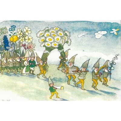 Ernst Kreidolf. Frühlingseinzug