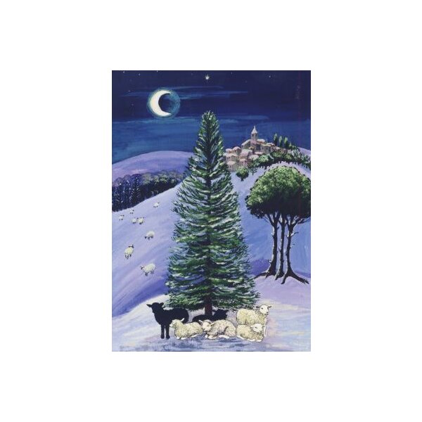 Margaret Loxton. Schafe in einer Winterlandschaft