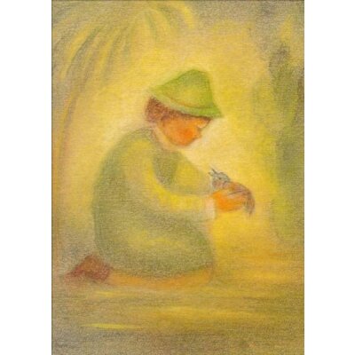 Ruth Elsässer. Kind mit Nachtigall