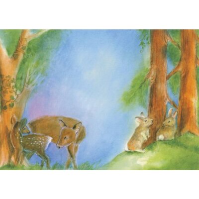 Johanna Schneider. Rehe und Hasen