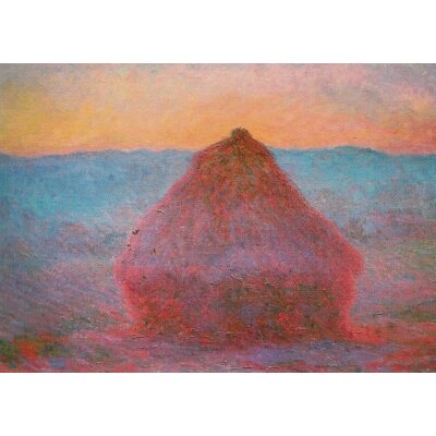 Claude Monet. Der Heuhaufen, Umgebung von Giverny, 1890/91