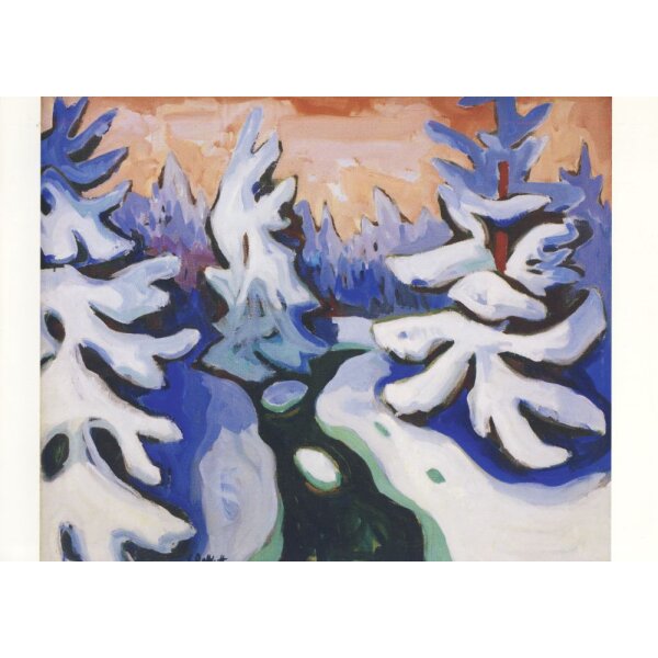 Karl Schmidt-Rottluff. Verschneite Tannen (Erzgebirge), 1937