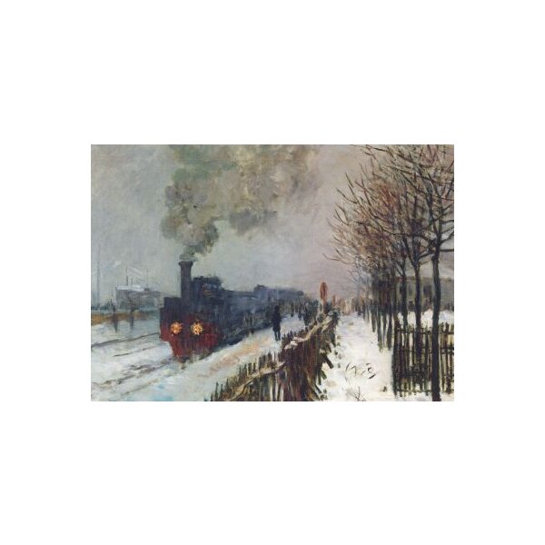 Claude Monet. Eisenbahn im Schnee oder Die Lokomotive