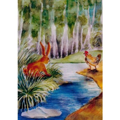 Johanna Schneider. Hase und Huhn