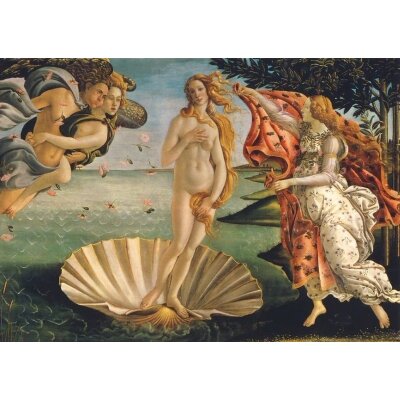 Sandro Botticelli. Die Geburt der Venus, um 1482 ca.- A4. KD