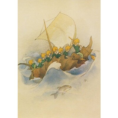 Ernst Kreidolf. Segelfahrt