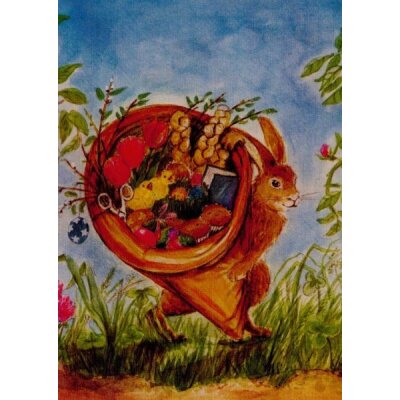 Johanna Schneider. Osterhase mit Wundertüte