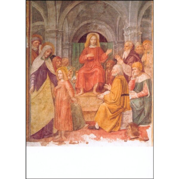 Borgognone. Der zwölfjährige Jesus im Tempel. KD-E