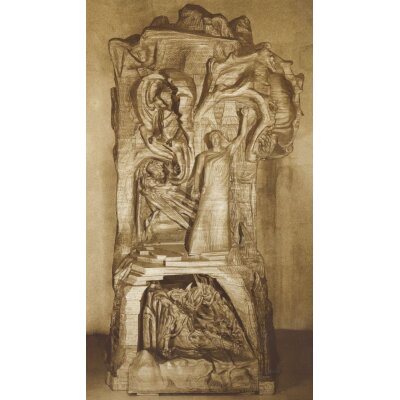 Rudolf Steiner. Christusstatue. Kunstdruck "E"