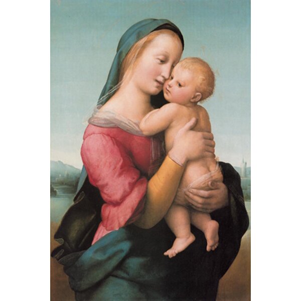 Raffael. Die Madonna Tempi, um 1507,  Vollbild. KD "N"