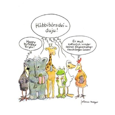 Johann Mayr. Happy