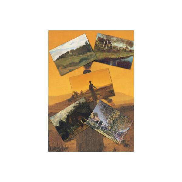 Set "Herbstlandschaften" mit 5 verschiedene Karten