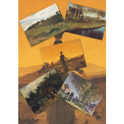 Set "Herbstlandschaften" mit 5 verschiedene Karten