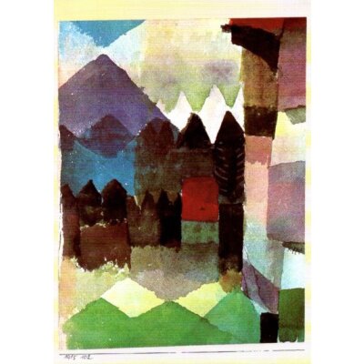 Paul Klee. Föhn in Marc`schen Garten, 1915