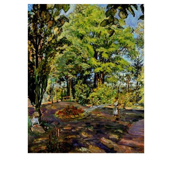 Max Slevogt. Garten in Godramstein, 1911