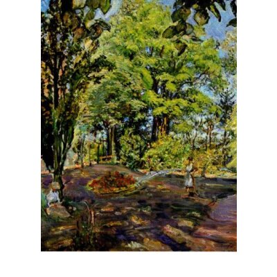 Max Slevogt. Garten in Godramstein, 1911