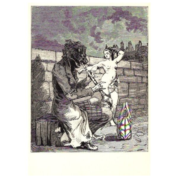 Max Ernst. Aus Collagen-Roman Une Semaine de Bonté