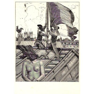 Max Ernst. Aus Collagen-Roman Une Semaine de Bonté