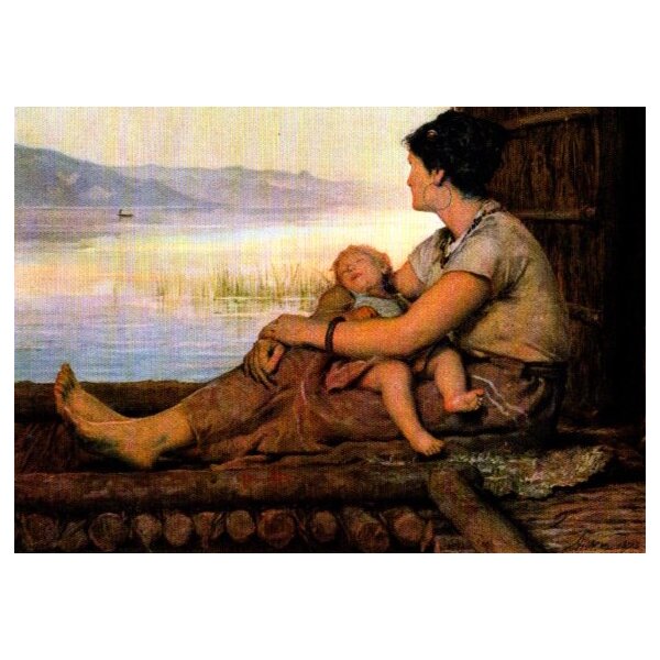 Albert Anker. Die Pfahlbauerin, 1873