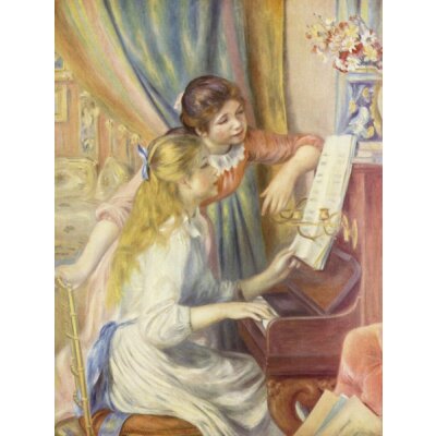 Auguste Renoir. Junge Mädchen am Klavier, 1892