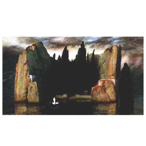 Arnold Böcklin. Tie Toteninsel, 1883