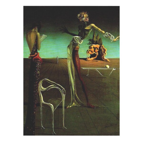 Salvador Dali. Frau mit Rosenkopf, 1935