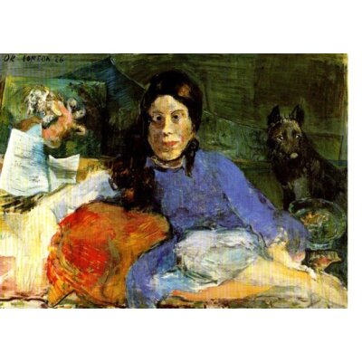 Oskar Kokoschka. Bildnis Adélene Astaire