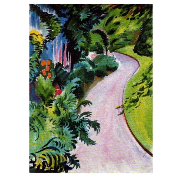August Macke. Gartenweg, 1912