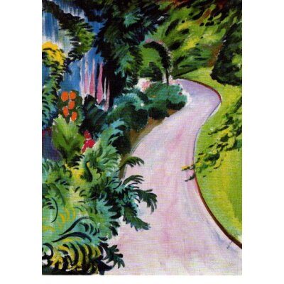 August Macke. Gartenweg, 1912
