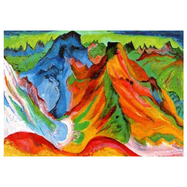 Ernst Ludwig Kirchner. Die Berge, 1921