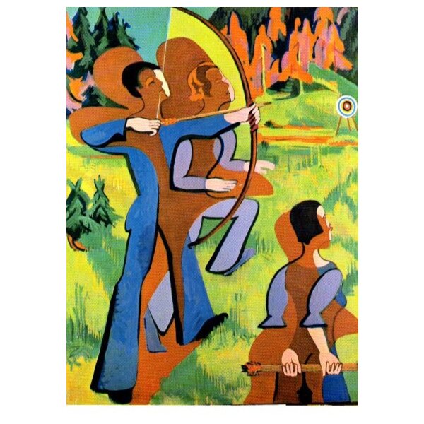 Ernst Ludwig Kirchner. Bogenschützen, 1935/37
