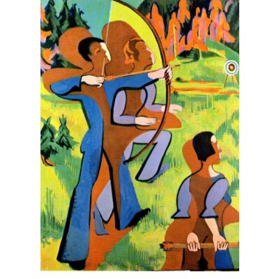Ernst Ludwig Kirchner. Bogenschützen, 1935/37