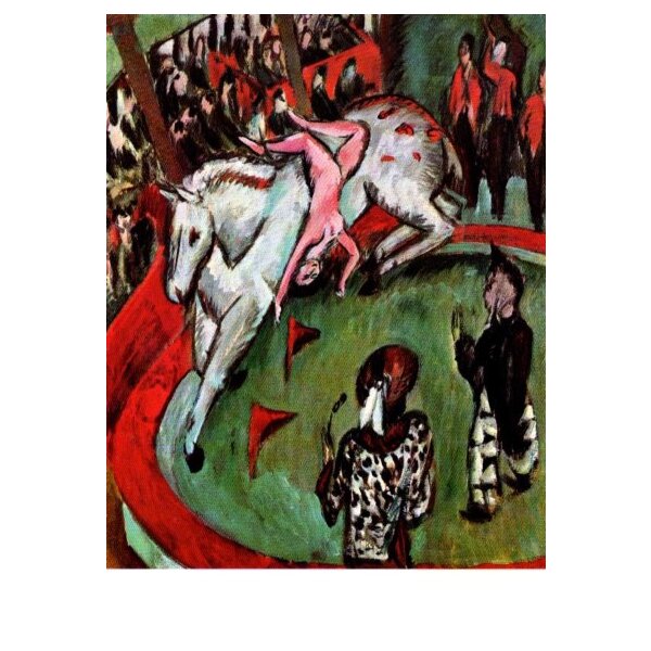 Ernst Ludwig Kirchner. Zirkusreiterin, 1912